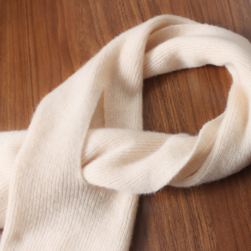 Wool Scarf Men - Nueva bufanda hueca cruzada tejida 100%