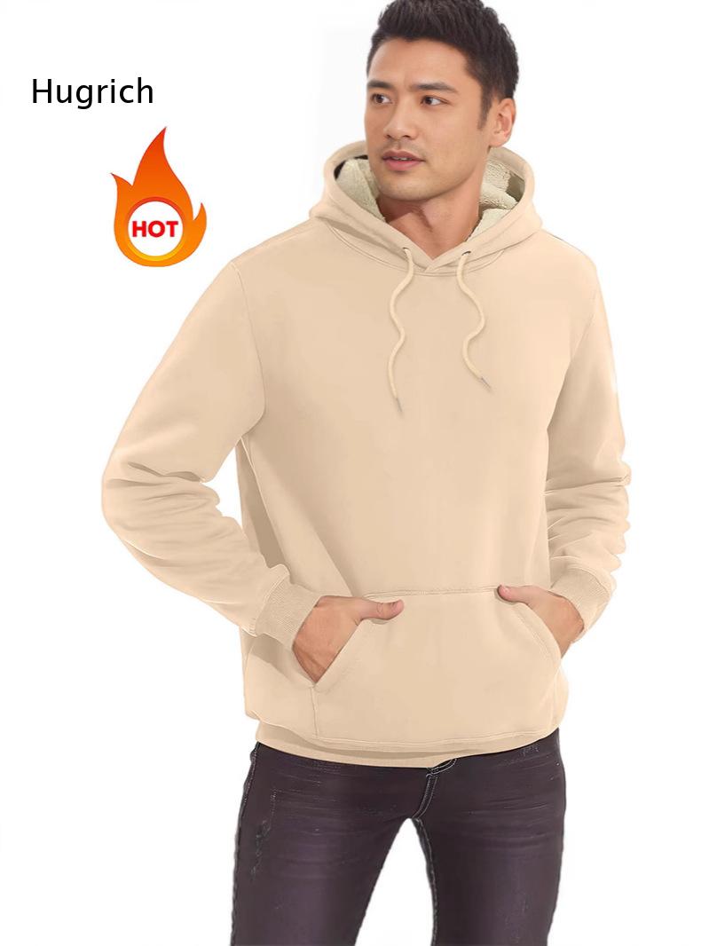 Sudadera con Capucha para Homb - Sherpa Hoodie Fleece reseña y precio