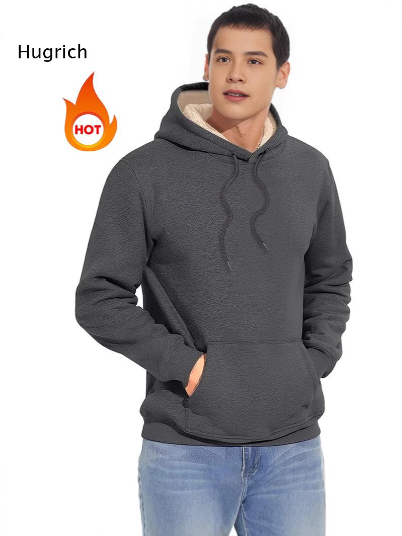 Sudadera con Capucha para Homb - Sherpa Hoodie Fleece reseña y precio