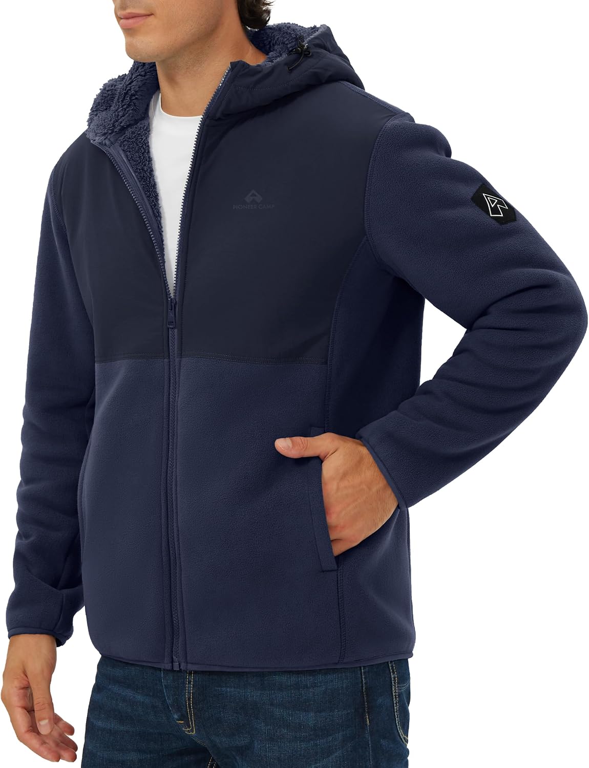 Chaqueta polar para hombre Pio - Sherpa Hoodie Fleece reseña y precio