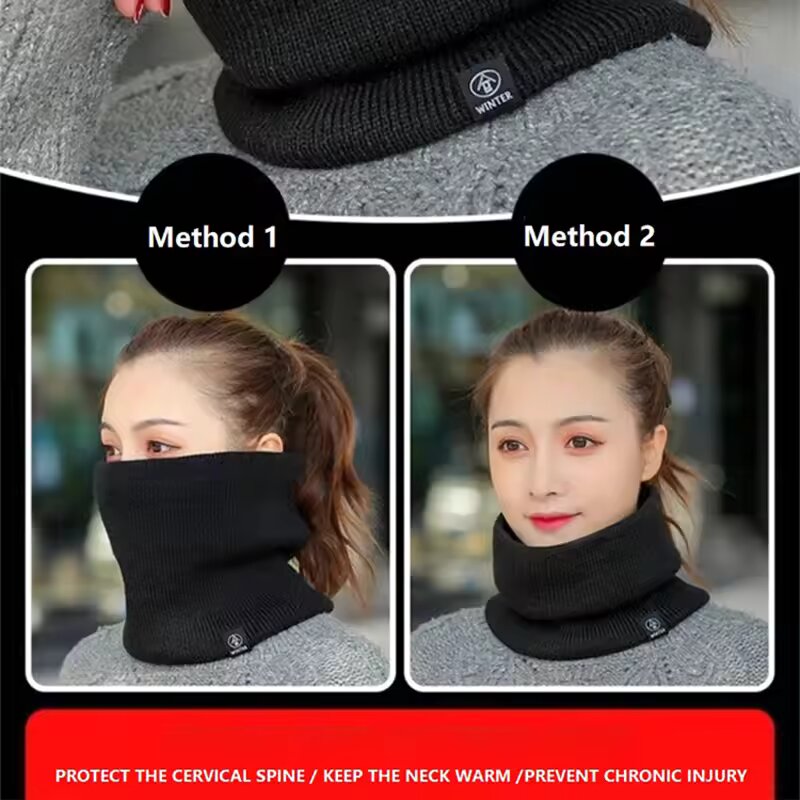 Bufanda de Cuello Tejida Cálid - Wool Scarf Men reseña y precio