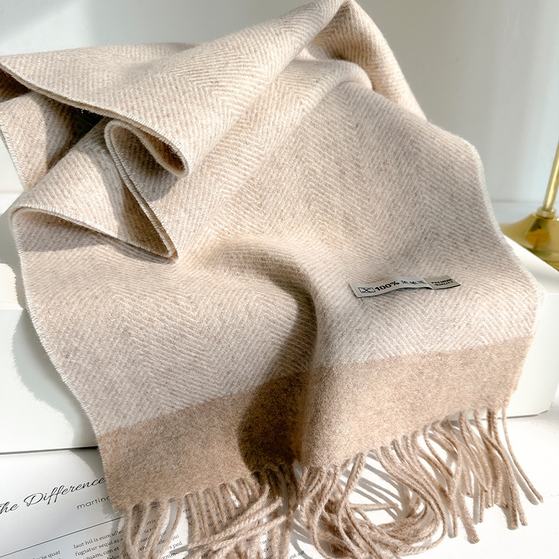 Bufanda de Lana 100% Pura para - Wool Scarf Men reseña y precio