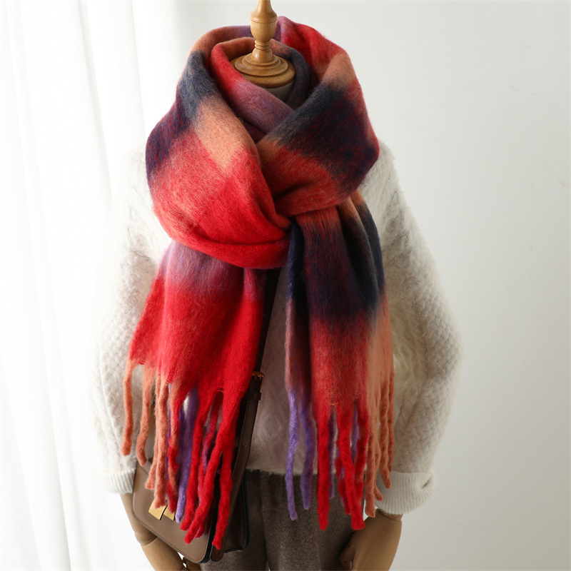 Nuevo Bufanda de Cuadros para  - Wool Scarf Men reseña y precio