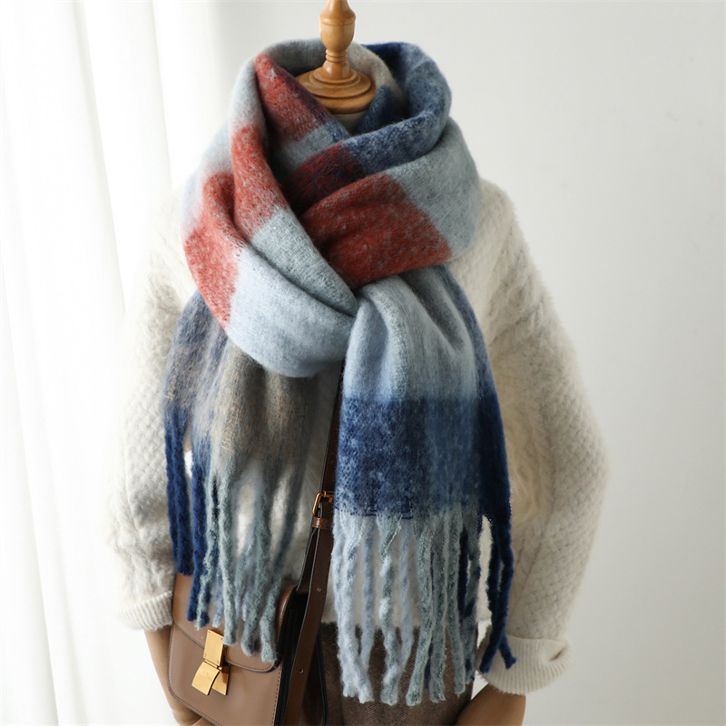 Nuevo Bufanda de Cuadros para  - Wool Scarf Men reseña y precio